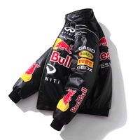 RED BULL EMBROIDERY F1 MOTORBIKE JACKET  - Thumbnail 2