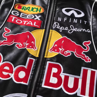 RED BULL EMBROIDERY F1 MOTORBIKE JACKET  - Thumbnail 7