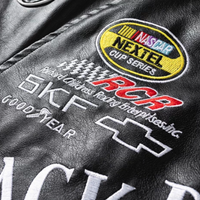JACK DANIEL EMBROIDERY F1 MOTORBIKE JACKET  - Thumbnail 6