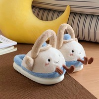 Cute Cartoon Teapot Plush Slippers - Thumbnail 2
