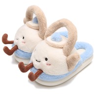 Cute Cartoon Teapot Plush Slippers - Thumbnail 3