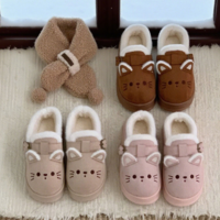 Adorable Kitty Fleece Shoes - Thumbnail 8