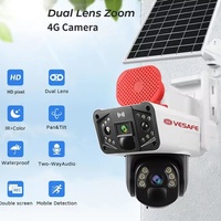 Solar Camera With Sounder PTZ 6MP HD Surveillance Equipment - Thumbnail 1