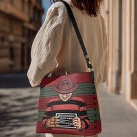 Nightmare on Elm Street Mugshot Leather Bucket Bag | Free Ship - Thumbnail 1