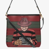 Nightmare on Elm Street Mugshot Leather Bucket Bag | Free Ship - Thumbnail 2