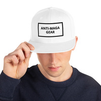 Snapback Hat ANTI MAGA - Thumbnail 1