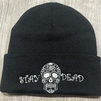 Sugar skull beanie