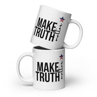 Make Truth Matter White glossy mug - Thumbnail 2