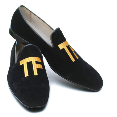 Crafted leather new handmade men's black velvet loafer slip on shoes