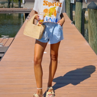 Vintage Sprit Orange Printed Tee - Thumbnail 2
