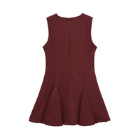 Fashion French Bow Fishtail Hem Dress - Thumbnail 1