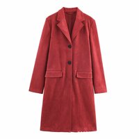 Fashionable suede-effect trench coat - Thumbnail 1