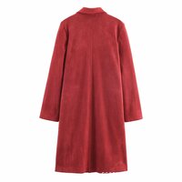 Fashionable suede-effect trench coat - Thumbnail 2