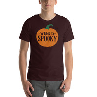Weekly Spooky Jack-O-Lantern T-Shirt  Horror Podcast Merch, Halloween Every Day Soft Unisex Tee (Multiple Colors) - Thumbnail 3