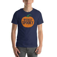 Weekly Spooky Jack-O-Lantern T-Shirt  Horror Podcast Merch, Halloween Every Day Soft Unisex Tee (Multiple Colors) - Thumbnail 4