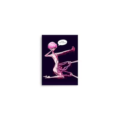 Ouch. that hurts. -- 5"x7" print <3