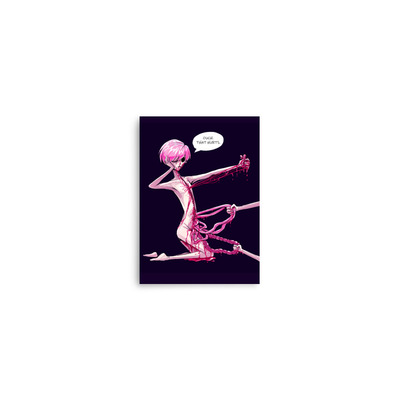Ouch. That hurts. -- 5"x7" print <3