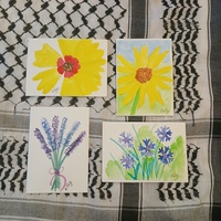 Original Watercolor Paintings on Greeting Cards - Thumbnail 1
