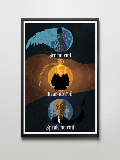 Doctor Who "See No Evil" Print