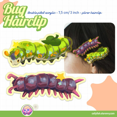 Bug hairclip set - Thumbnail 2