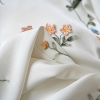 Sexy Ivory Spaghetti Strap Embroidered Floor Length Prom Dress - Thumbnail 6