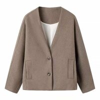 Fashionable and casual woolen coat - Thumbnail 2
