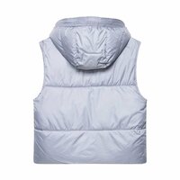 Loose casual hooded cotton vest jacket - Thumbnail 2