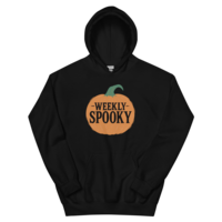 Weekly Spooky Jack-O-Lantern Hoodie  Horror Podcast Pullover Sweatshirt (Multiple Colors) | Halloween Every Day - Thumbnail 1