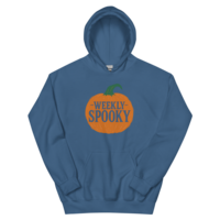 Weekly Spooky Jack-O-Lantern Hoodie  Horror Podcast Pullover Sweatshirt (Multiple Colors) | Halloween Every Day - Thumbnail 3