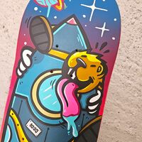 Art Skateboard by Topo "Solar Ascent" - Thumbnail 2