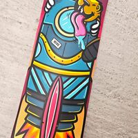 Art Skateboard by Topo "Solar Ascent" - Thumbnail 1