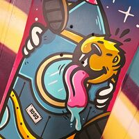 Art Skateboard by Topo "Solar Ascent" - Thumbnail 4
