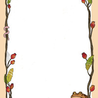 Crabapple Toad Eco-Friendly Notepad - Thumbnail 2