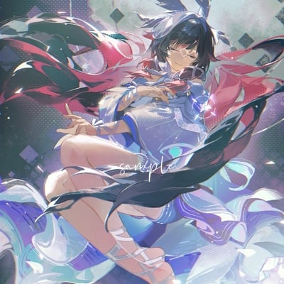 Columbina - genshin impact (signed print)