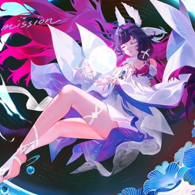 Columbina - genshin impact (signed poster)