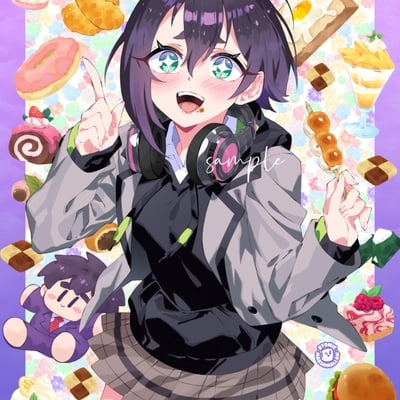 Kurumi - 100 girlfriends (signed print)