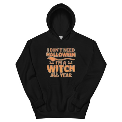 Witch All Year Unisex Hoodie