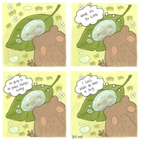 Cute Toad Comic Print - Thumbnail 1