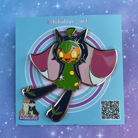 Sakura Ogre Hard Enamel Pin - Thumbnail 1