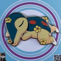 Sleepy Johto Friends Hard Enamel Pins - Thumbnail 4