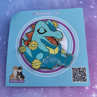 Sleepy Johto Friends Hard Enamel Pins - Thumbnail 5