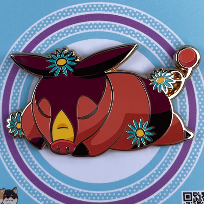 Sleepy unova friends hard enamel pins