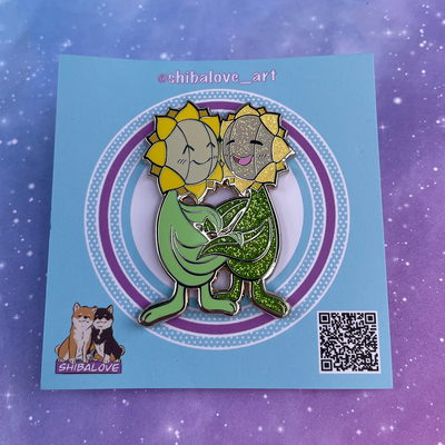 Sunflower Friends Hard Enamel Pin