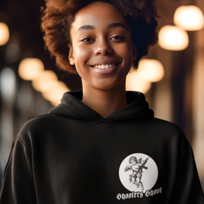 Shooters shoot hoodie- setbacks & success (black)