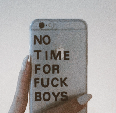 Free Shipping-NO TIME FOR FU*K BOYS PHONE CASE