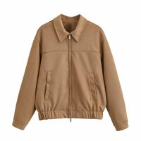 Street fashion suede textured jacket - Thumbnail 1