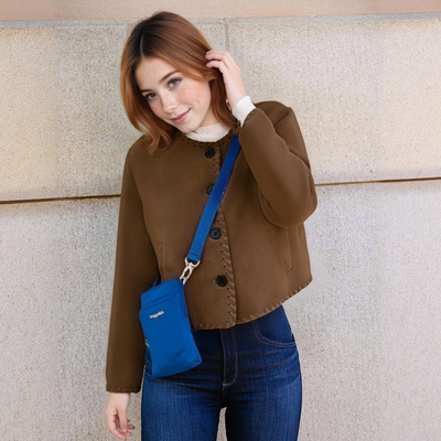 Street fashion suede textured jacket