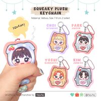 TREASURE Squeaky Plush Keychain - Thumbnail 1