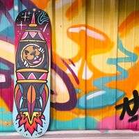 Art Skateboard by Topo "Cosmic Immersion" - Thumbnail 5