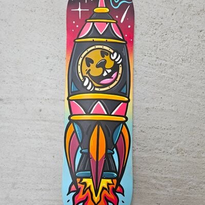 Art skateboard by topo "cosmic immersion"